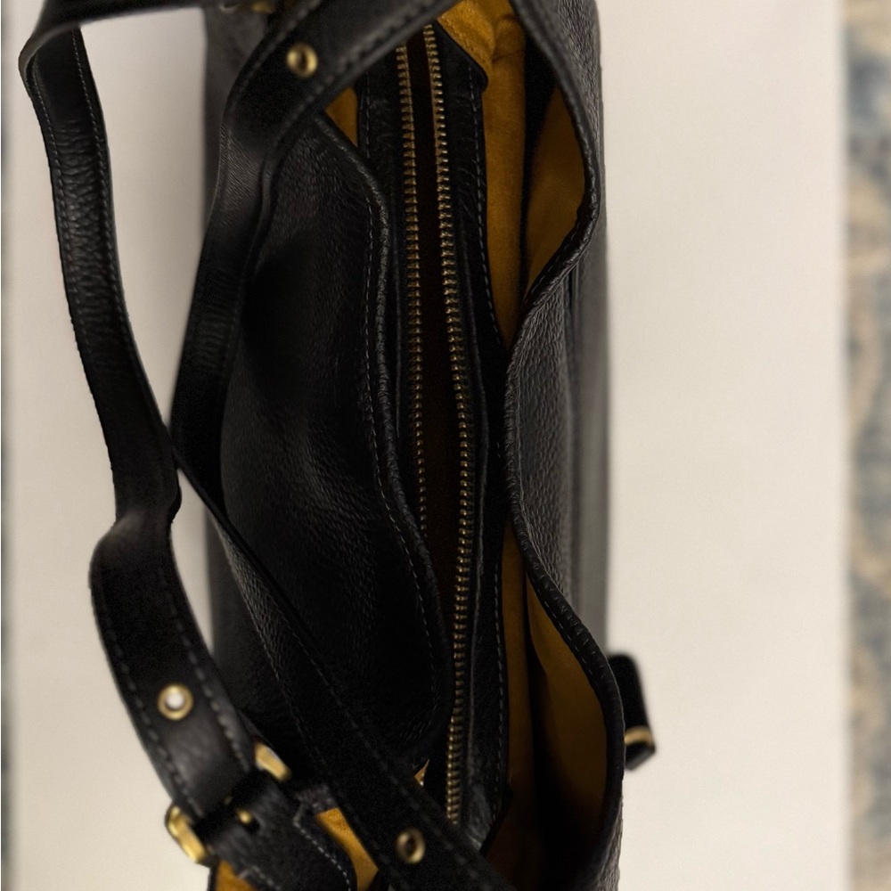Coach Bella Black Leather Shoulder Bag - Picture 7 of 8